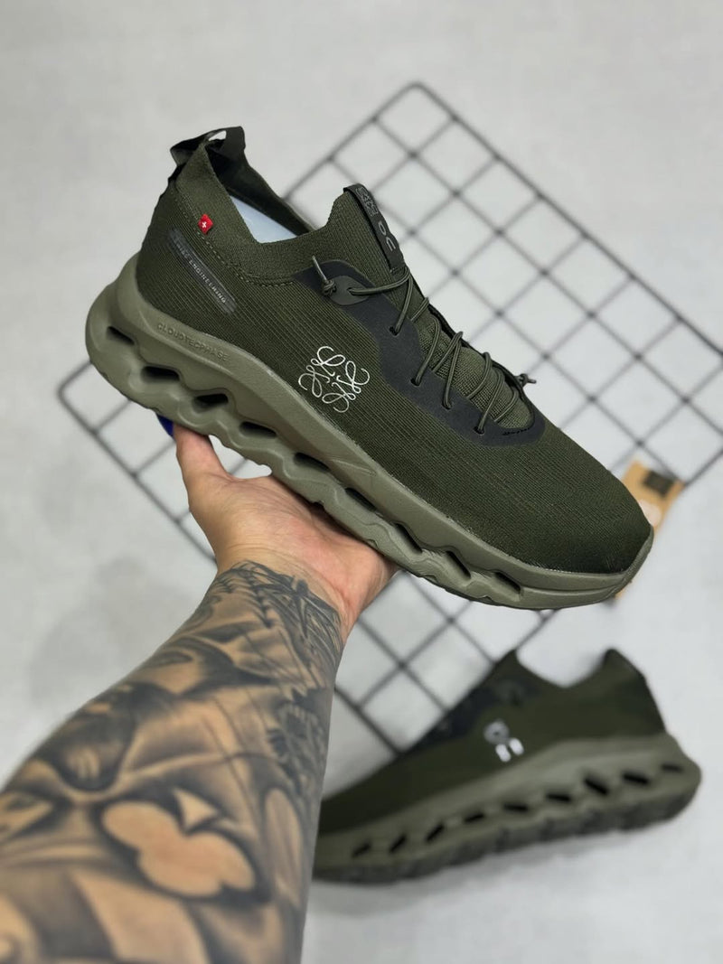 TENIS LOEWE X ON RUNNING CLOUDTILT VERDE MUSGO