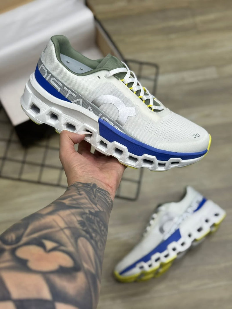 TENIS ON RUNNING CLOUDMONSTER 2 AZUL CLONE